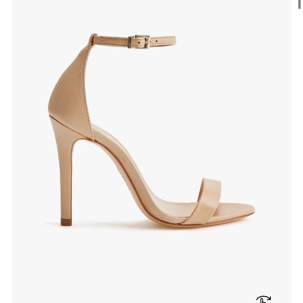 SCHUTZ Cadey Lee stiletto sandals - size 6 tan